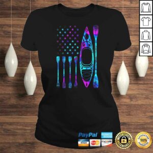 Kayaking American Flag - Kayak girl TShirt 2 Kayaking American Flag Kayak girl TShirt 3