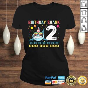 Kids 2 Year Old Birthday Shark Boys and Girls TShirt Gift 2 Kids 2 Year Old Birthday Shark Boys and Girls TShirt Gift 3