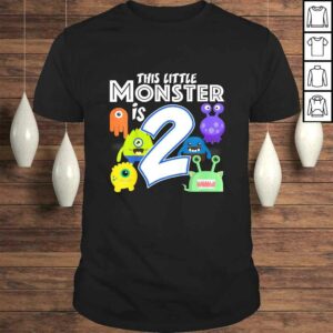 Kids 2 Year Old Monster Birthday Party Alien Monsters 2nd Shirt Kids 2 Year Old Monster Birthday Party Alien Monsters 2nd Shirt