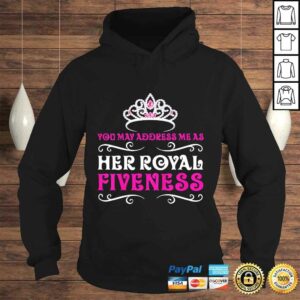 Kids 5 Year Old Princess Birthday Party Royal Fiveness 5th Tee Shirt 3 Kids 5 Year Old Princess Birthday Party Royal Fiveness 5th Tee Shirt 4