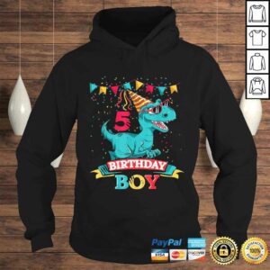 Kids 5th Birthday Dinosaur T-Rex Shirt for 5 Year Old Boy Shirt 3 Kids 5th Birthday Dinosaur T Rex Shirt for 5 Year Old Boy Shirt 4