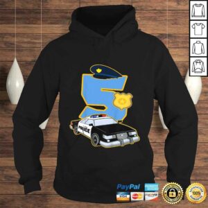 Kids 5th Birthday Police Shirt 5 Years Old Officer Car Costume Gift TShirt 3 Kids 5th Birthday Police Shirt 5 Years Old Officer Car Costume Gift TShirt 4