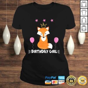 Kids Birthday Girl Party Animal shirt Cool Cute Fox Shirt 2 Kids Birthday Girl Party Animal shirt Cool Cute Fox Shirt 3