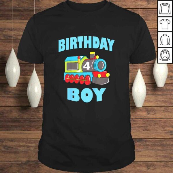 Kids Boys 4th Birthday Shirt, Birthday Boy, Kids 4 Years Old