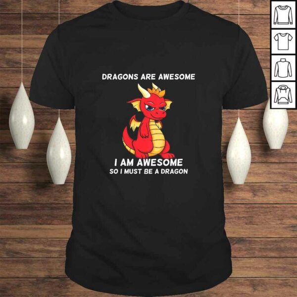 Kids Dragons Are Awesome I’m a Dragon Shirt For Boys And Girls Gift TShirt