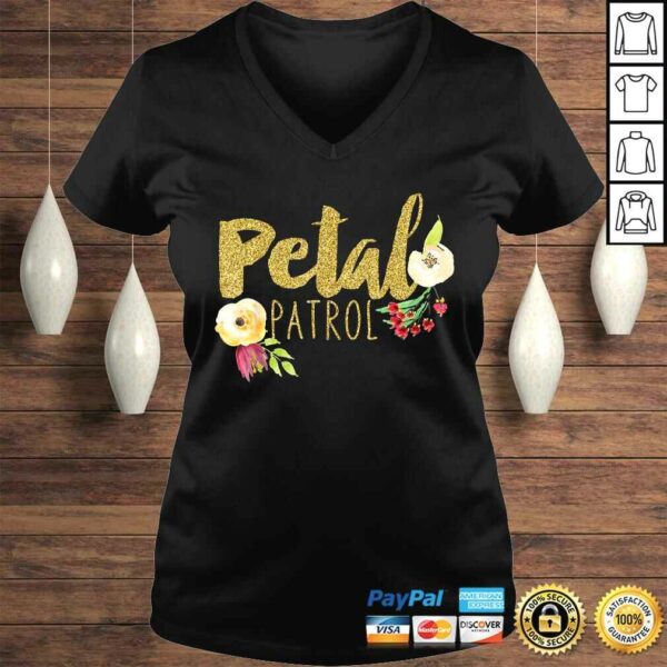 Kids Petal Patrol Shirt Flower Girl Wedding TShirt