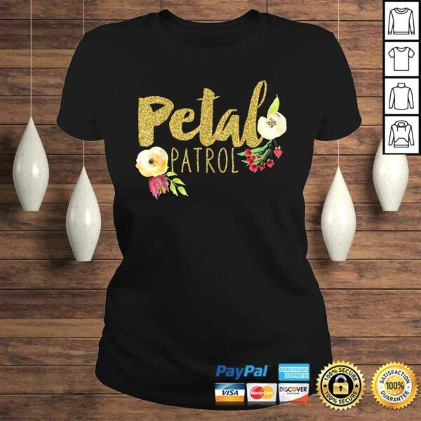 Kids Petal Patrol Shirt Flower Girl Wedding TShirt