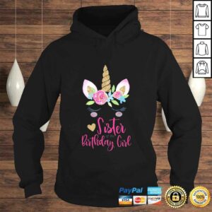 Kids Unicorn Sister of the Birthday Girl Shirt Matching Party Tee 3 Kids Unicorn Sister of the Birthday Girl Shirt Matching Party Tee 4