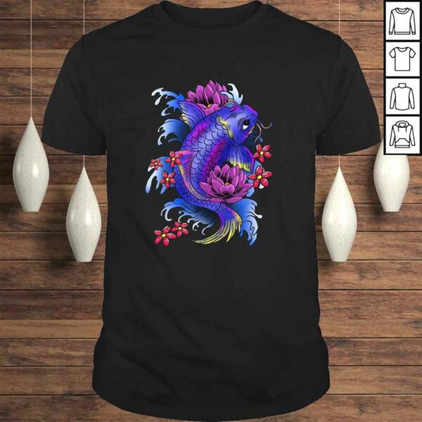 Koi Fish Cool Japanese Tattoo Jinli Japan Coi Carp Gift Idea Shirt