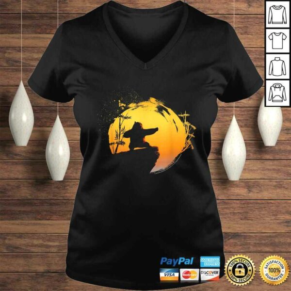 Kung Fu Panda Po Tai Chi Sunset Silhouette Shirt