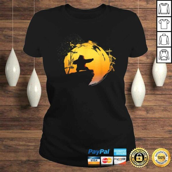 Kung Fu Panda Po Tai Chi Sunset Silhouette Shirt