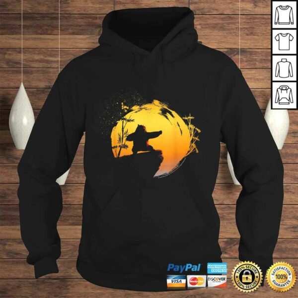 Kung Fu Panda Po Tai Chi Sunset Silhouette Shirt