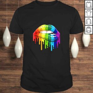 LGBT Gay Homosexual Lesbian Rainbow Lips Pride Shirt LGBT Gay Homosexual Lesbian Rainbow Lips Pride Shirt