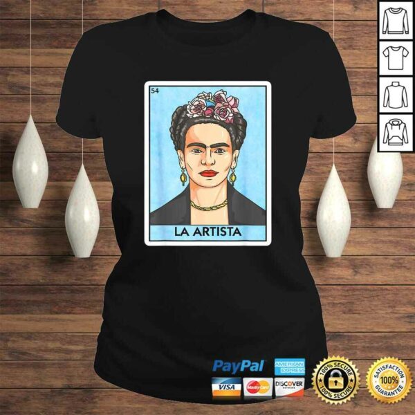 La Artista Mexican Lottery Bingo  Female Artist Card T-shirt