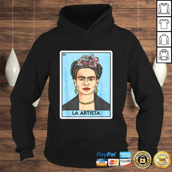 La Artista Mexican Lottery Bingo  Female Artist Card T-shirt