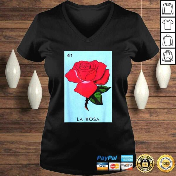 La Rosa Lottery Gift – Mexican Lottery La Rosa Gift TShirt