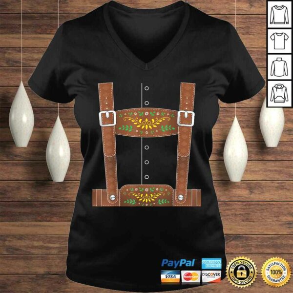 Lederhosen Oktoberfest Halloween Costume TShirt