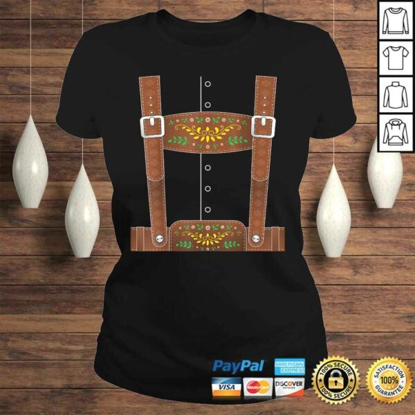 Lederhosen Oktoberfest Halloween Costume TShirt