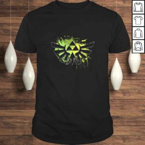 Legend Of Zelda Triforce Logo Paint Splatter Gift Top Legend Of Zelda Triforce Logo Paint Splatter Gift Top