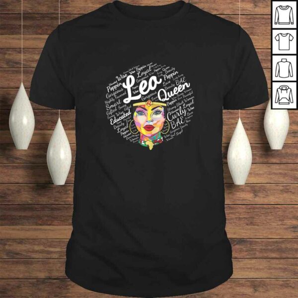 Leo Black Queen Shirt Gift Zodiac Leo Birthday Queen TShirt