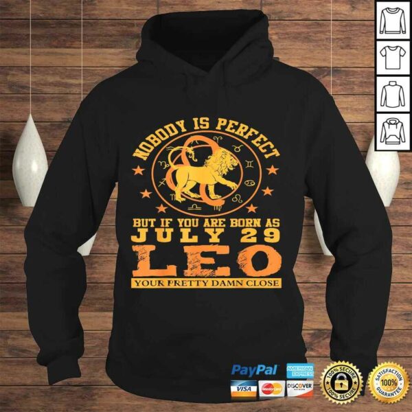 Leo Zodiac Sign July 29 Shirt Women Man Lion Birthday Gift Top