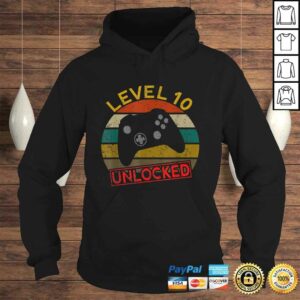 Level 10 Unlocked First 10th Birthday Anniversary Men Women TShirt 3 Level 10 Unlocked First 10th Birthday Anniversary Men Women TShirt 4