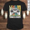 Level 11 Unlocked Awesome 2009 Video Game 11th Birthday V-Neck T-Shirt