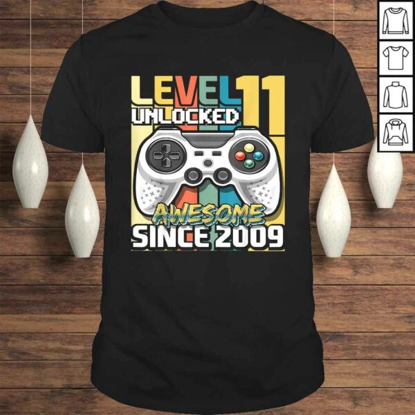 Level 11 Unlocked Awesome 2009 Video Game 11th Birthday V-Neck T-Shirt