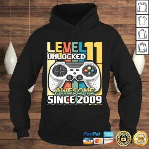 Level 11 Unlocked Awesome 2009 Video Game 11th Birthday V-Neck T-Shirt 3 Level 11 Unlocked Awesome 2009 Video Game 11th Birthday V Neck T Shirt 4