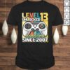 Level 13 Unlocked Awesome 2007 Video Game 13th Birthday TShirt