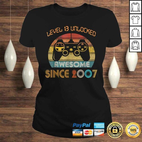 Level 13 Unlocked Awesome Since 2007 13th Birthday Gamer Gift Top