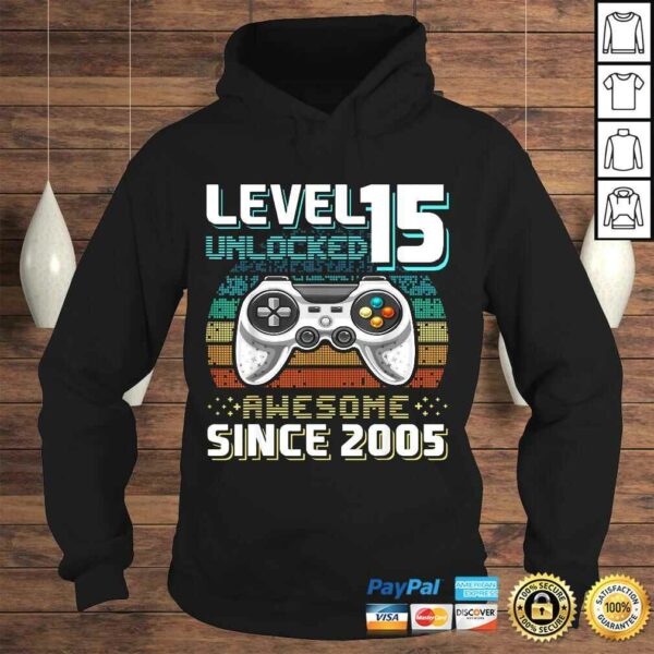 Level 15 Unlocked Awesome 2005 Video Game 15th Birthday Gift Top