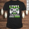 Level 21 Unlocked Awesome Since 1999 Video Game 21st Bday Shirt