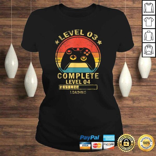 Level 3 complete level 4 loading gamers 3rd Birthday Shirt