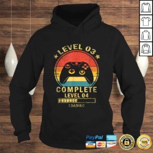 Level 3 complete level 4 loading gamers 3rd Birthday Shirt 3 Level 3 complete level 4 loading gamers 3rd Birthday Shirt 4