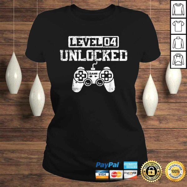 Level 4 Unlocked Vintage Shirt Celebrate 4th Wedding