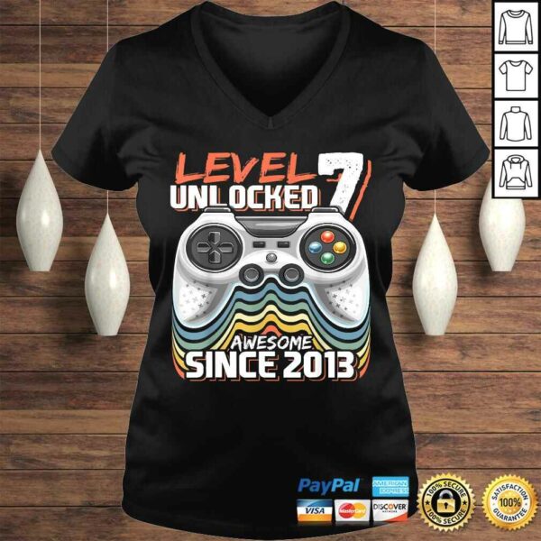 Level 7 Unlocked Awesome 2013 Video Game 7th Birthday Shirt