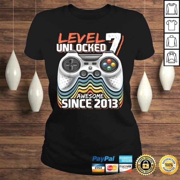 Level 7 Unlocked Awesome 2013 Video Game 7th Birthday Shirt