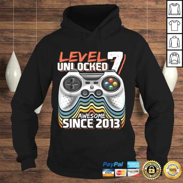 Level 7 Unlocked Awesome 2013 Video Game 7th Birthday Shirt