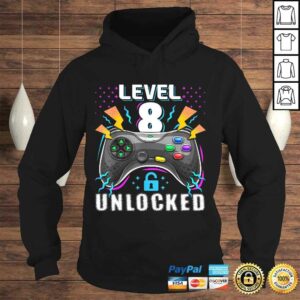 Level 8 Unlocked Video Game 8th Birthday Gamer Gift Boys Shirt 3 Level 8 Unlocked Video Game 8th Birthday Gamer Gift Boys Shirt 4