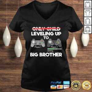 Leveling Up to Big Brother Promoted to Big Bro Gift Brothers TShirt