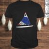 Life Is Just Better Sunfish Sailboat USA Colors Sailing Tee
