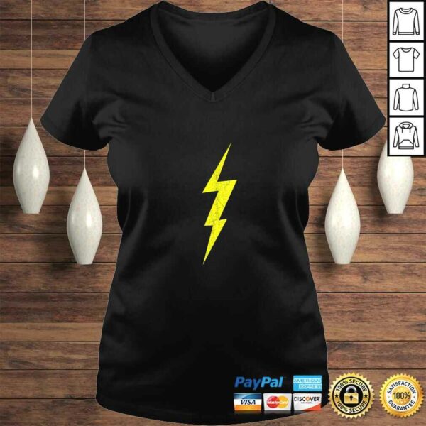 Lightning Bolt Electrical Storm Graphic Icon Tee T-Shirt