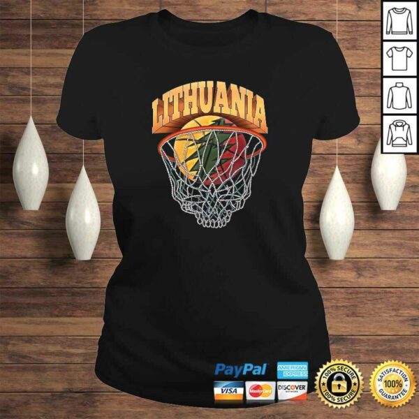 Lithuania Basketball Skeleton NeGift Top