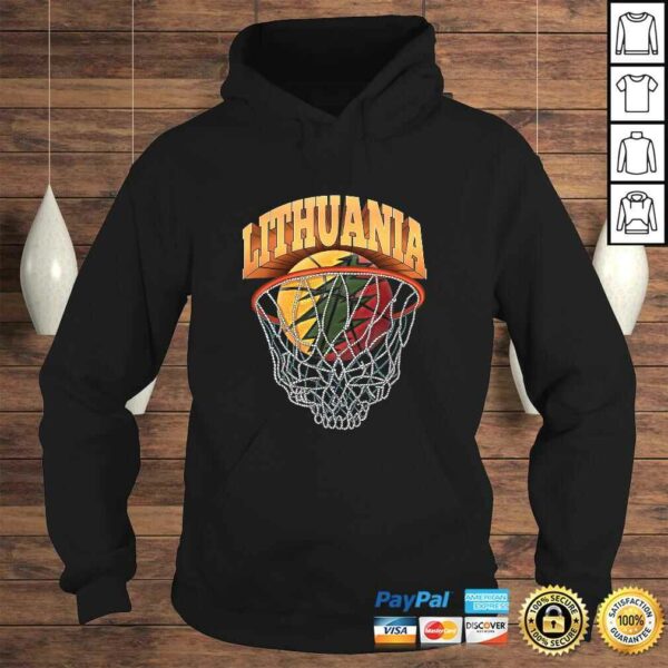 Lithuania Basketball Skeleton NeGift Top