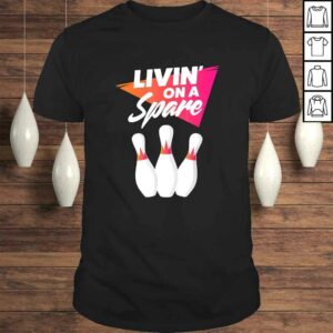 Living On A Spare Bowling Team For Men Women or Kids V-Neck T-Shirt Living On A Spare Bowling Team For Men Women or Kids V-Neck T-Shirt