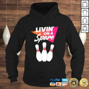 Living On A Spare Bowling Team For Men Women or Kids V-Neck T-Shirt 3 Living On A Spare Bowling Team For Men Women or Kids V Neck T Shirt 4