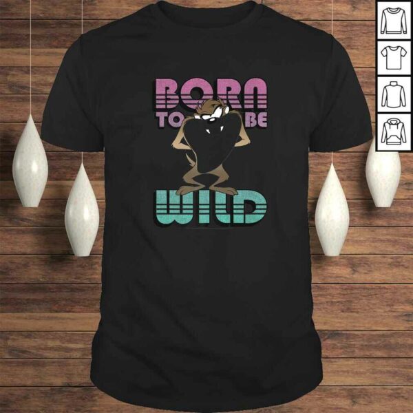 Looney Tunes Taz Born To Be Wild Portrait TShirt