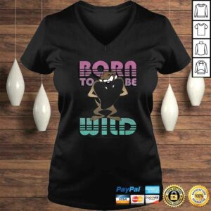 Looney Tunes Taz Born To Be Wild Portrait TShirt 1 Looney Tunes Taz Born To Be Wild Portrait TShirt 2