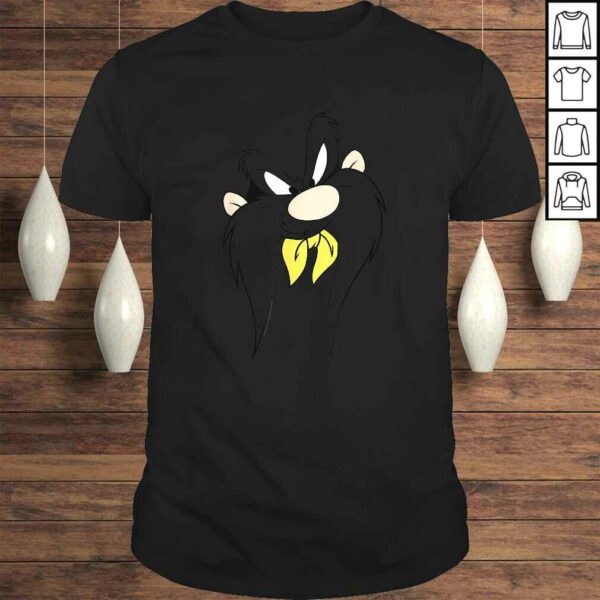 Looney Tunes Yosemite Sam Face V-Neck T-Shirt